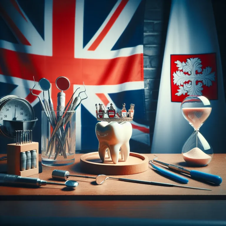 Jak długo trwa założenie korony dentystycznej przez polskiego lekarza w UK?